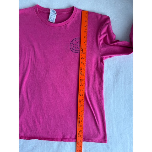 Puppie Love Save Rescue‎ Long Sleeve Pink T Shirt Medium Vet Health Bejeweled - Picture 14 of 15